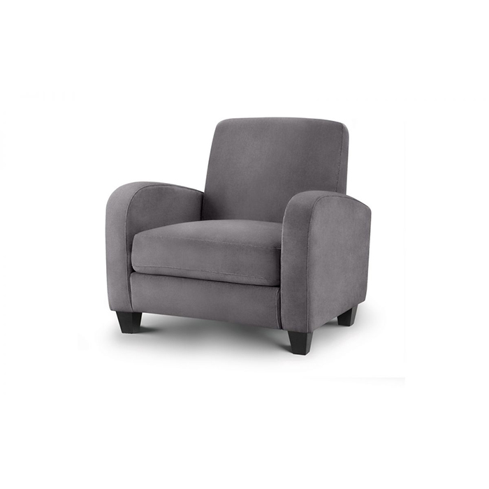 Vivo Chair in Dusk In Grey Chenille - Click Image to Close